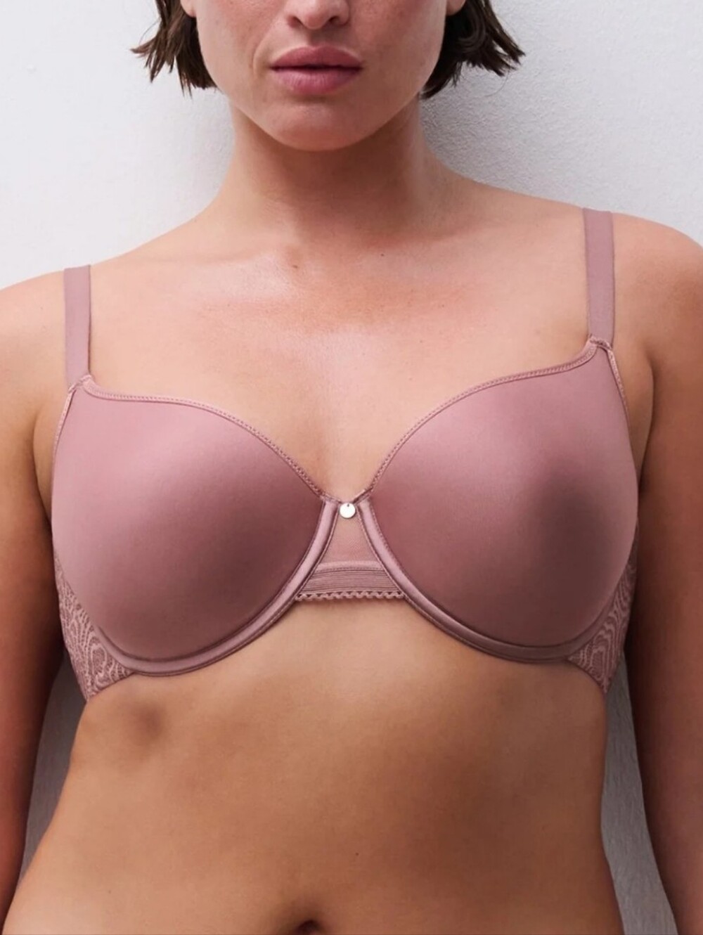 Chantelle C Jolie Smooth T-Shirt Bra in Rose Blush 34G (4D) - Picture 3 of 10